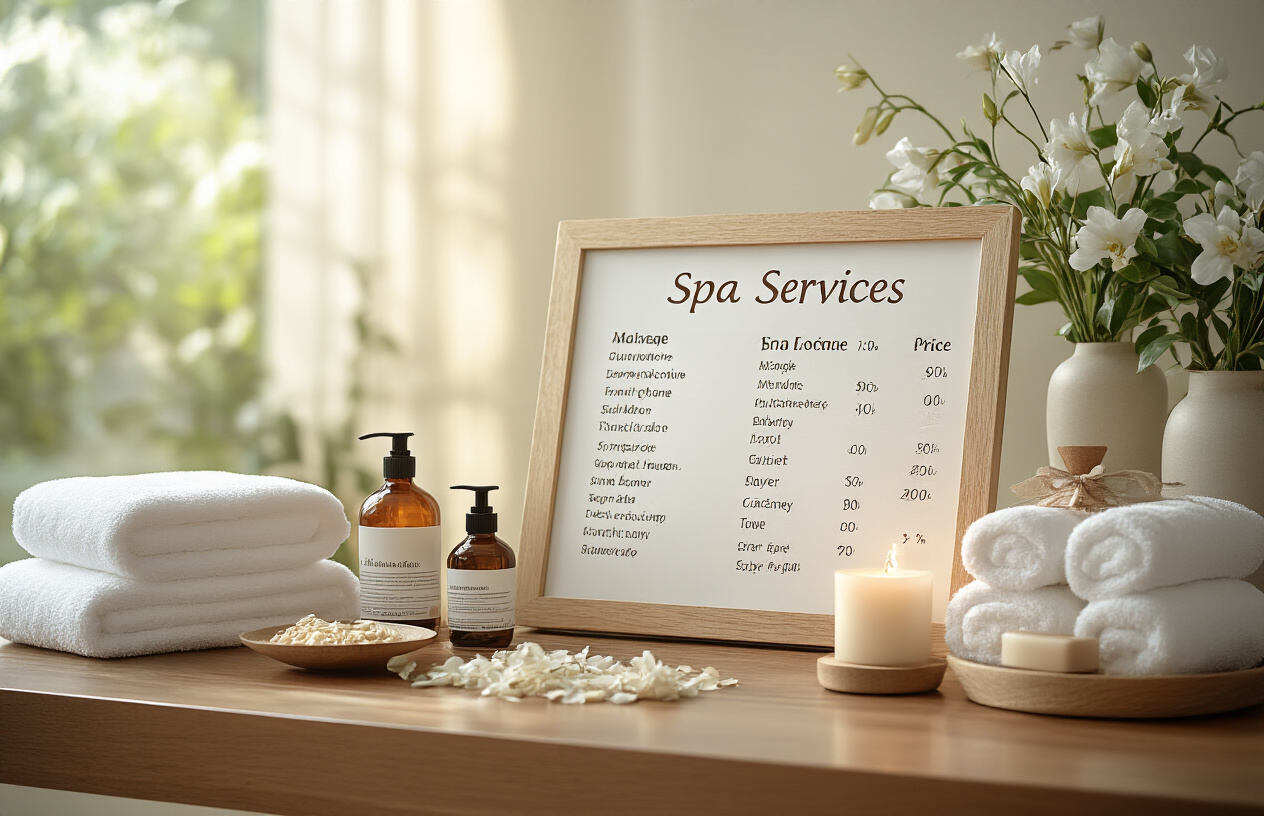 Complete Price Breakdown by Popular Spa Services